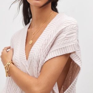 Anthropologie 🌿 Cable-Knit Tunic Sweater Vest